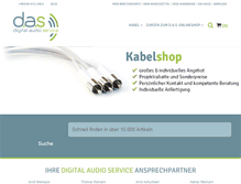 Tablet Screenshot of das-kabel.com